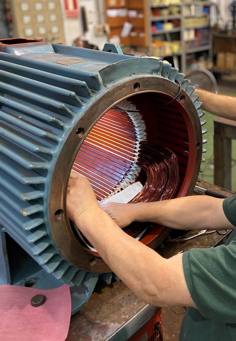 Reparación de unidad de compresor